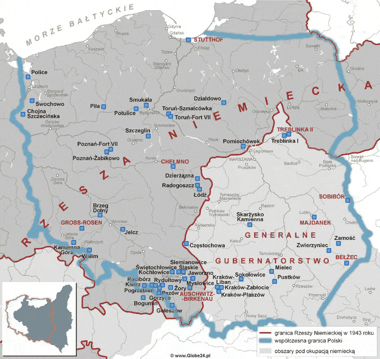 mapa obozów